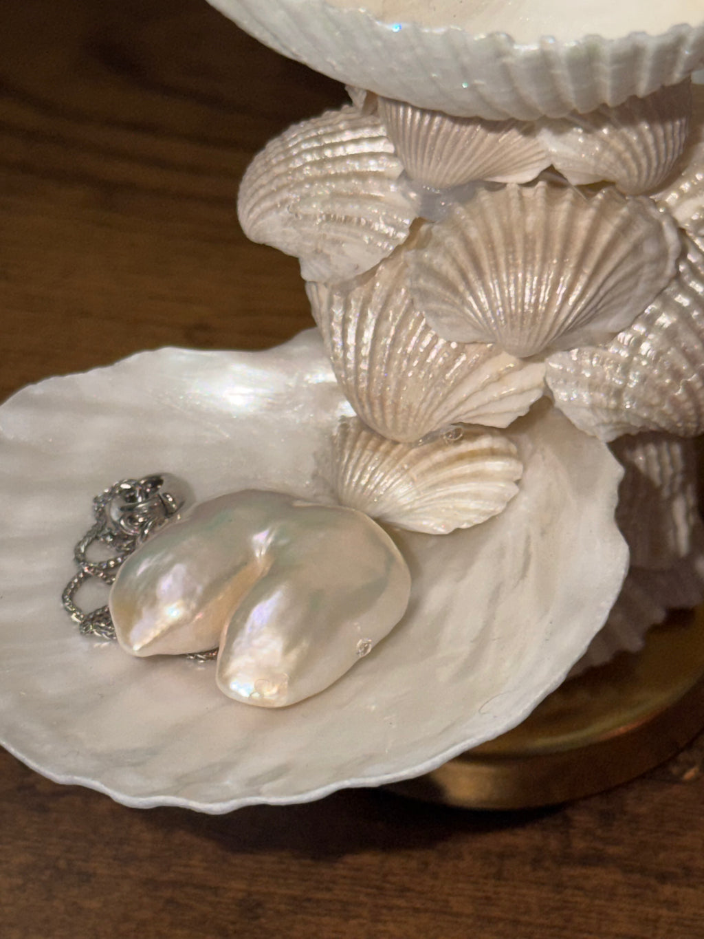 One-of-a-Kind Sculptural Baroque Pearl Necklace