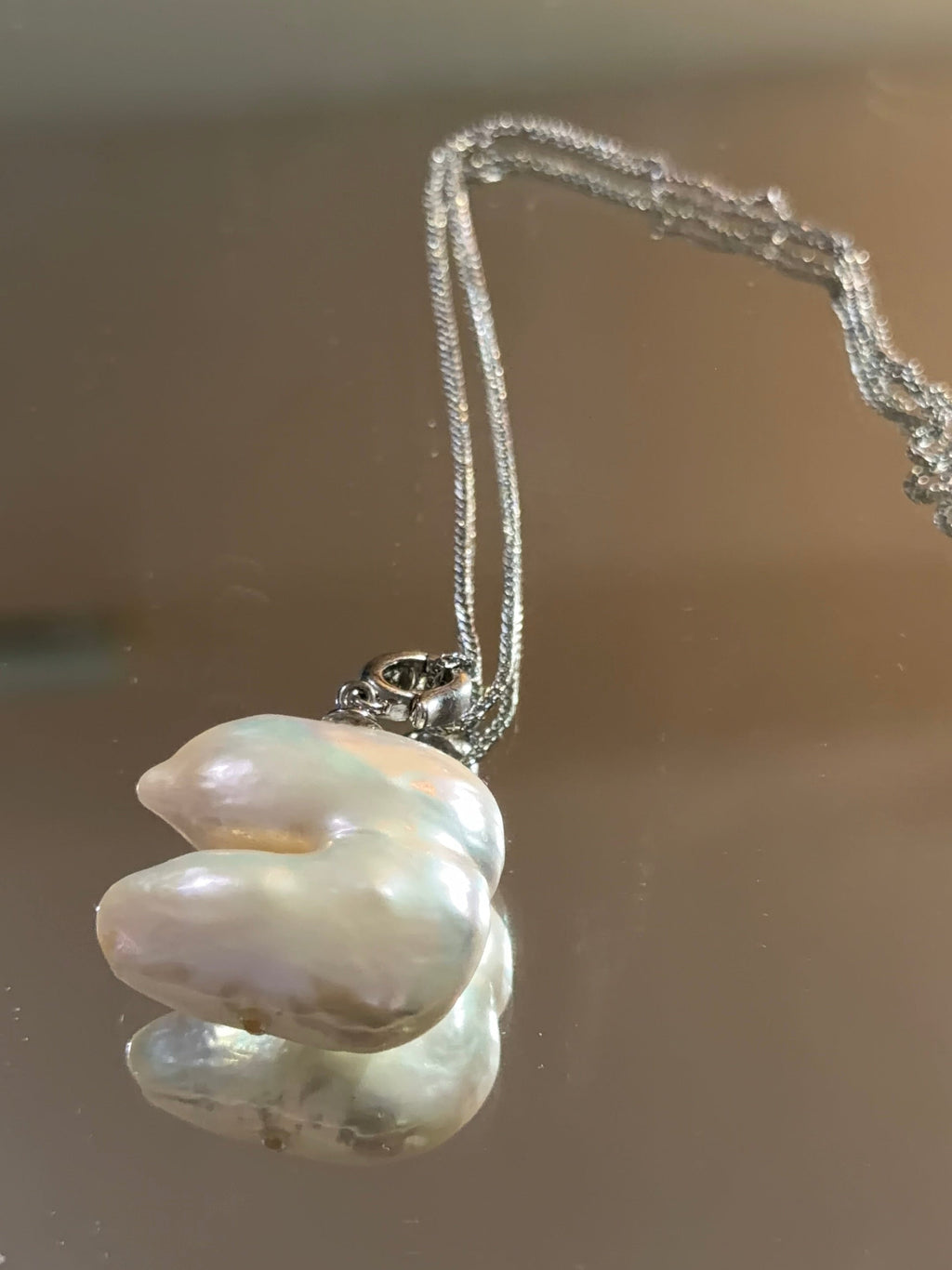 One-of-a-Kind Sculptural Baroque Pearl Necklace