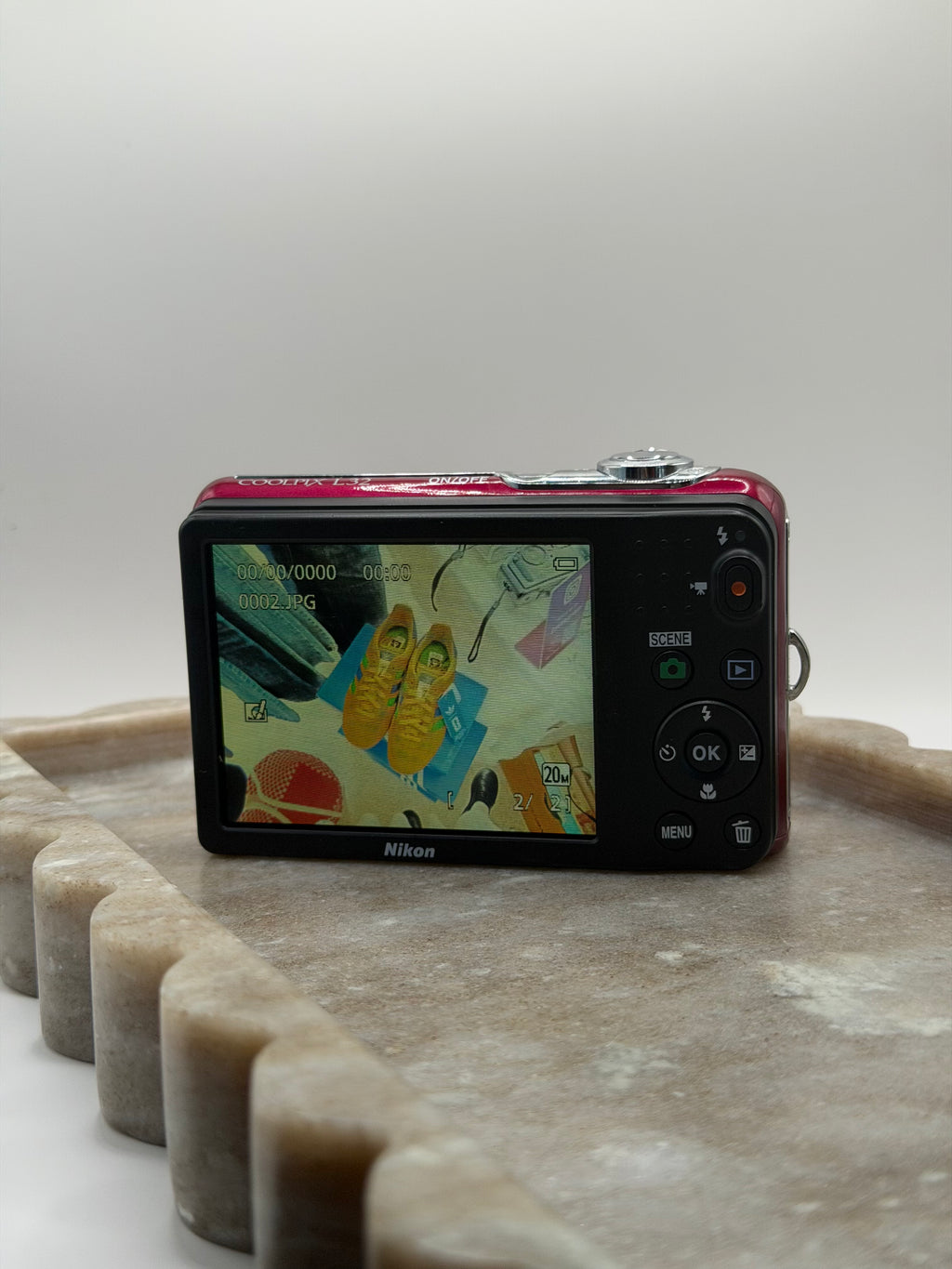 Nikon Coolpix L32 Digital Camera in Red