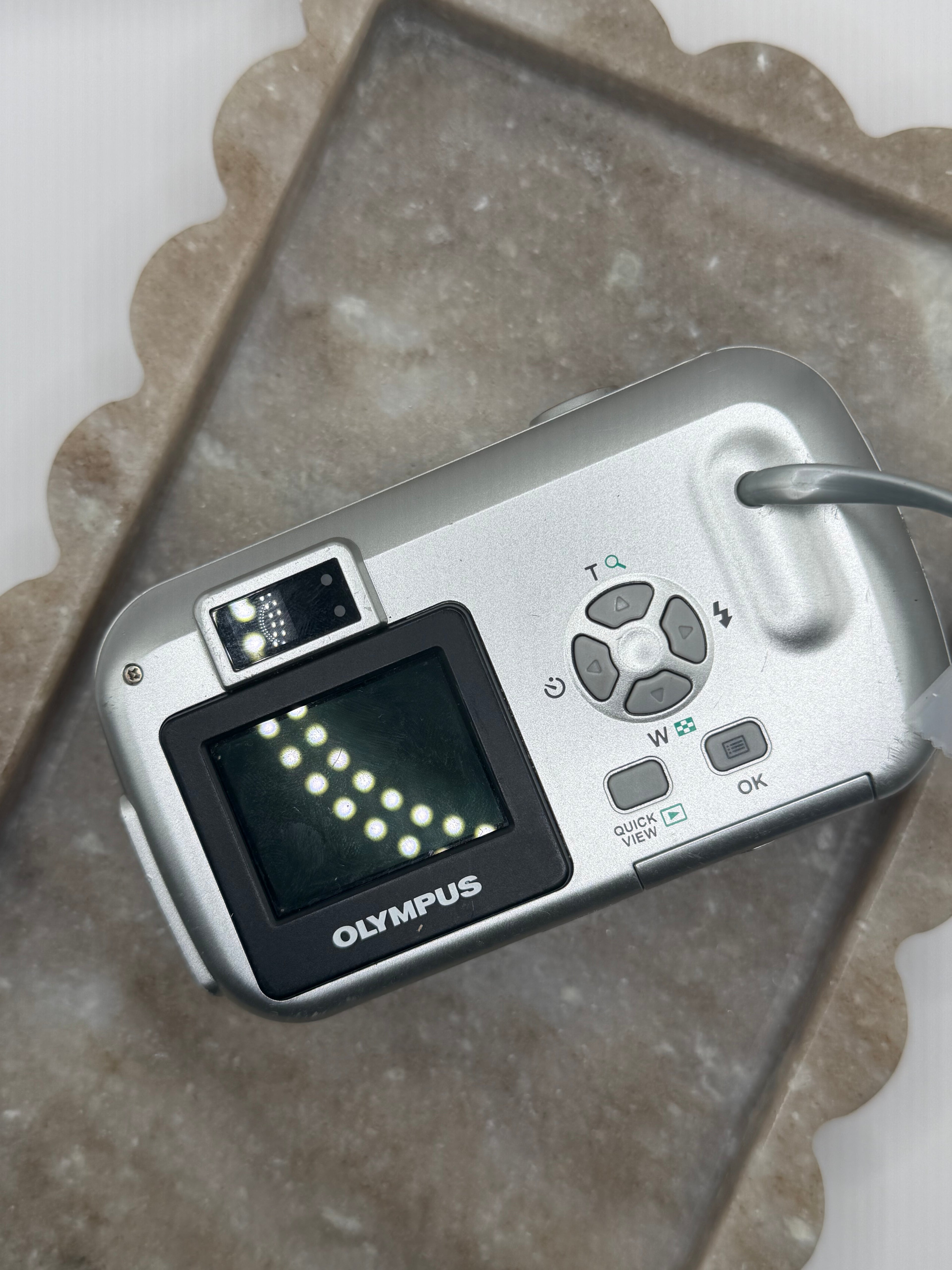 Wired Olympus D-395 Digital Camera in Sliver