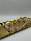 Lilac Bloom Beaded Strap